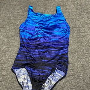 NWOT one piece swimsuit.  Size 12.